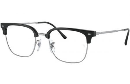 Monturas - Ray-Ban® - RX7216 NEW CLUBMASTER - 2000 BLACK ON SILVER