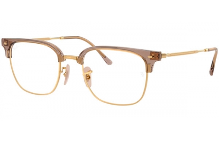 Monturas - Ray-Ban® - RX7216 NEW CLUBMASTER - 8471  BEIGE ON GOLD