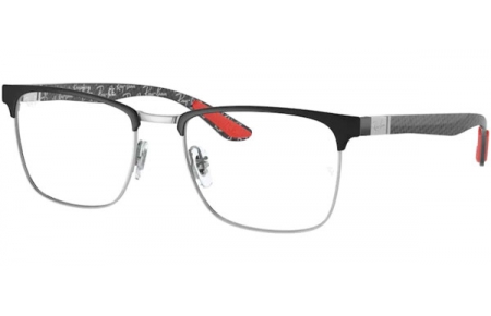 Monturas - Ray-Ban® - RX8421 - 2861 BLACK ON SILVER