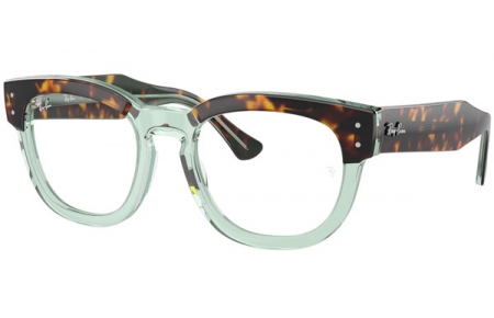 Monturas - Ray-Ban® - RX0298V MEGA HAWKEYE - 8249 HAVANA ON GREEN TRANSPARENT