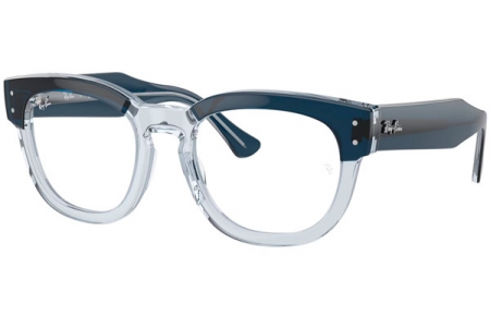 Lunettes de vue - Ray-Ban® - RX0298V MEGA HAWKEYE - 8324 BLUE ON TRANSPARENT BLUE