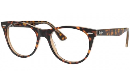 Lunettes de vue - Ray-Ban® - RX2185V - 5989 HAVANA ON TOP TRANSPARENT BROWN