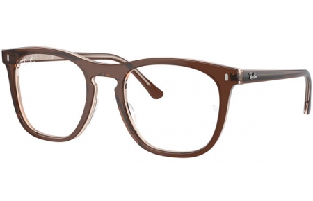 Frames - Ray-Ban® - RX2210V - 8365 BROWN ON TRANSPARENT LIGHT BROWN