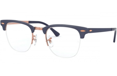 Monturas - Ray-Ban® - RX3716VM CLUBMASTER METAL - 3055 COPPER ON TOP MATTE DARK BLUE