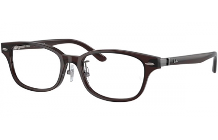 Lunettes de vue - Ray-Ban® - RX5427D - 8290  TRANSPARENT DARK BROWN