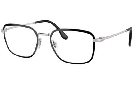 Monturas - Ray-Ban® - RX6511 - 2861  BLACK ON SILVER