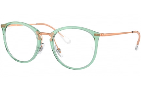 Lunettes de vue - Ray-Ban® - RX7140 - 8337  TRANSPARENT GREEN