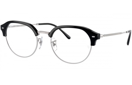 Lunettes de vue - Ray-Ban® - RX7229 - 2000 BLACK ON SILVER