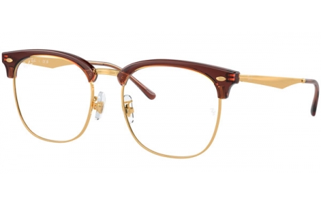 Lunettes de vue - Ray-Ban® - RX7318D - 8325  TRANSPARENT DARK BROWN ON GOLD