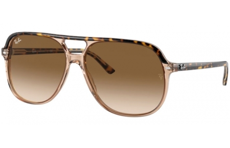 Lunettes de soleil - Ray-Ban® - Ray-Ban® RB2198 BILL - 129251 HAVANA ON TRANSPARENT BROWN // CLEAR GRADIENT BROWN
