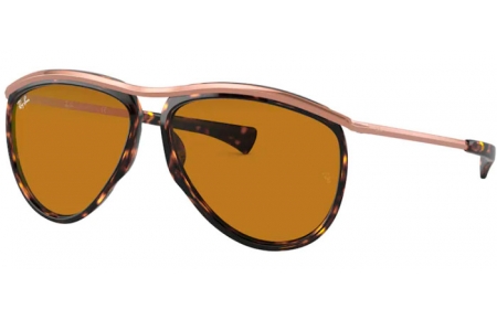 Gafas de Sol - Ray-Ban® - Ray-Ban® RB2219 OLYMPIAN AVIATOR - 130933 SHINY HAVANA // BROWN