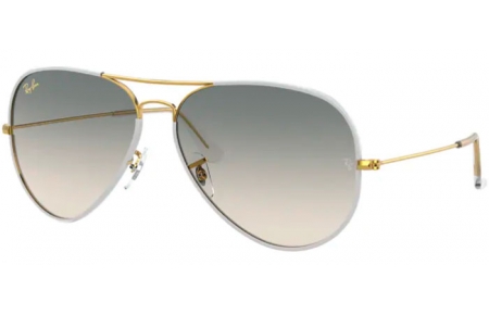 Gafas de Sol - Ray-Ban® - Ray-Ban® RB3025JM AVIATOR FULL COLOR - 919632 GREY ON LEGEND GOLD // CLEAR GRADIENT GREY