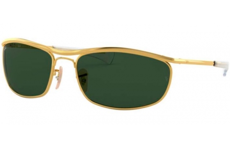 Sunglasses - Ray-Ban® - Ray-Ban® RB3119M OLYMPIAN I DELUXE - 001/31 GOLD // GREEN