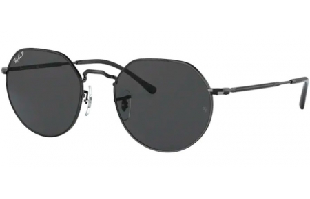 Sunglasses - Ray-Ban® - Ray-Ban® RB3565 JACK - 002/48 BLACK // BLACK POLARIZED