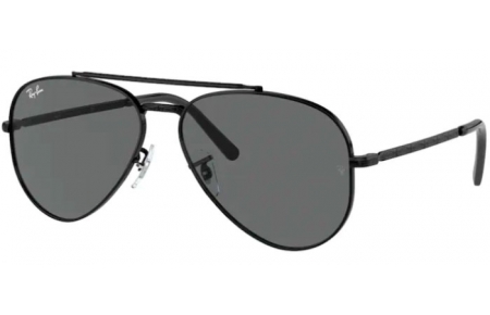 Gafas de Sol - Ray-Ban® - Ray-Ban® RB3625 NEW AVIATOR - 002/B1 BLACK // DARK GREY