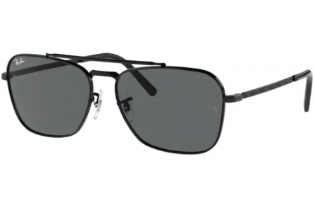 Sunglasses - Ray-Ban® - Ray-Ban® RB3636 NEW CARAVAN - 002/B1 BLACK // DARK GREY