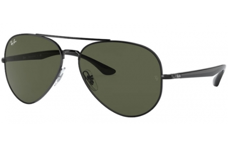 Sunglasses - Ray-Ban® - Ray-Ban® RB3675 - 002/31 BLACK // GREEN