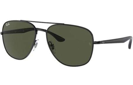 Gafas de Sol - Ray-Ban® - Ray-Ban® RB3683 - 002/31 BLACK // GREEN