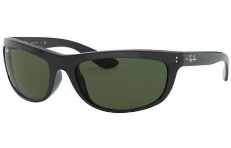 Sunglasses - Ray-Ban® - Ray-Ban® RB4089 BALORAMA - 601/31 BLACK // GREEN