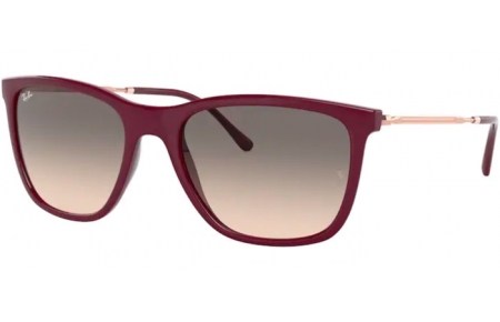 Lunettes de soleil - Ray-Ban® - Ray-Ban® RB4344 - 653432 RED CHERRY // CLEAR GRADIENT GREY