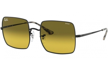 Lunettes de soleil - Ray-Ban® - Ray-Ban® RB1971 SQUARE - 9152AB BLACK // PHOTOCROMIC YELLOW GRADIENT GREEN
