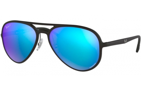 Gafas de Sol - Ray-Ban® - Ray-Ban® RB4320CH - 601SA1 MATTE BLACK // GREEN MIRROR BLUE POLARIZED