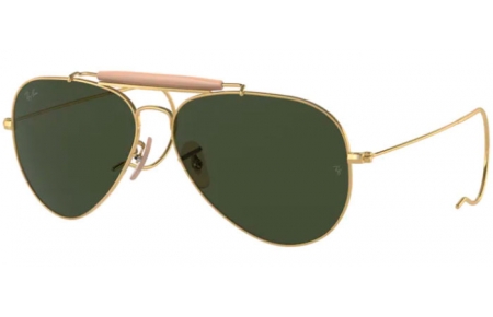 Lunettes de soleil - Ray-Ban® - Ray-Ban® RB3030 OUTDOORSMAN - W3402 ARISTA // G-15 GREEN