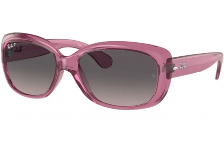 Gafas de Sol - Ray-Ban® - Ray-Ban® RB4101 JACKIE OHH - 6591M3 TRANSPARENT VIOLET // GREY GRADIENT POLARIZED