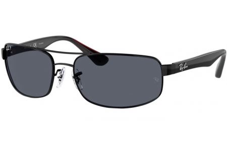 Lunettes de soleil - Ray-Ban® - Ray-Ban® RB3445 - 006/P2 MATTE BLACK // DARK GREY POLARIZED
