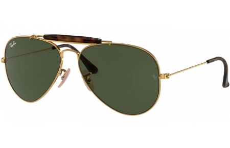 Gafas de Sol - Ray-Ban® - Ray-Ban® RB3029 OUTDOORSMAN II - 181 GOLD // DARK GREEN