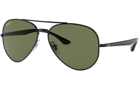 Gafas de Sol - Ray-Ban® - Ray-Ban® RB3675 - 002/58 BLACK // GREEN POLARIZED