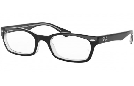 Lunettes de vue - Ray-Ban® - RX5150 - 2034 TOP BLACK ON TRANSPARENT TRANSPARENT
