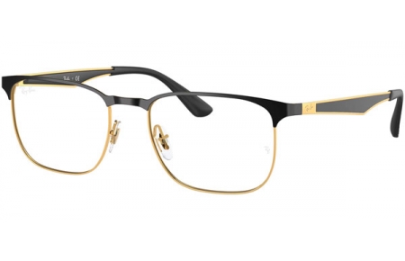 Lunettes de vue - Ray-Ban® - RX6363 - 2890 GOLD TOP ON BLACK