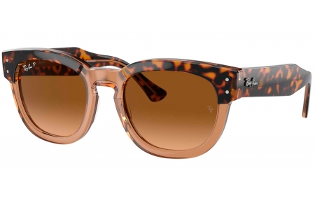 Gafas de Sol - Ray-Ban - RB0298S MEGA HAWKEYE - 1292M2 HAVANA ON TRANSPARENT BROWN // BROWN GRADIENT POLARIZED