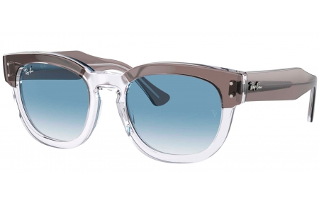 Gafas de Sol - Ray-Ban - RB0298S MEGA HAWKEYE - 13553F  GREY ON TRANSPARENT // GRADIENT BLUE