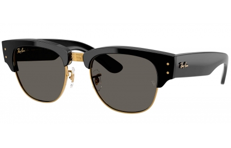 Gafas de Sol - Ray-Ban - RB0316S MEGA CLUBMASTER - 6826J5  BLACK ON GOLD // DARK GREY