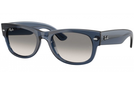 Gafas de Sol - Ray-Ban - RB0832S MEGA WAYFARER II - 684532  TRANSPARENT DARK BLUE // GREY GRADIENT