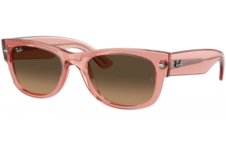 Gafas de Sol - Ray-Ban - RB0832S MEGA WAYFARER II - 684843  TRANSPARENT PINK // BROWN GRADIENT