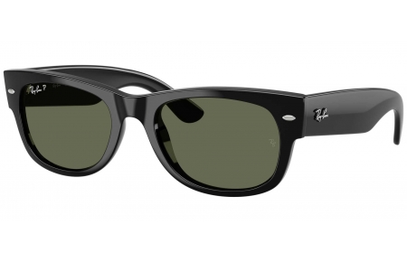 Gafas de Sol - Ray-Ban - RB0832S MEGA WAYFARER II - 901/58 BLACK // GREEN POLARIZED
