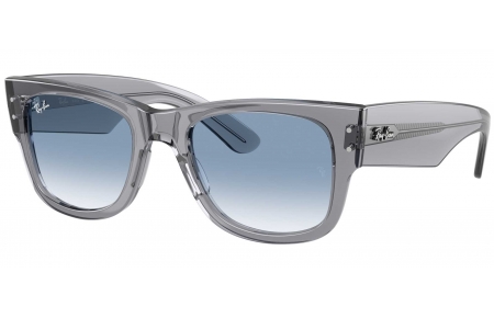 Gafas de Sol - Ray-Ban - RB0840S MEGA WAYFARER - 68463F  TRANSPARENT GREY // BLUE GRADIENT