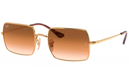 Gafas de Sol - Ray-Ban - RB1969 RECTANGLE - 914751 GOLD // CLEAR BROWN GRADIENT