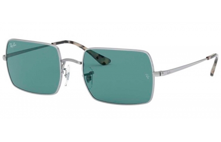 Gafas de Sol - Ray-Ban - RB1969 RECTANGLE - 919756 SILVER // AZURE MIRROR BLUE