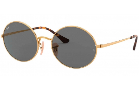 Gafas de Sol - Ray-Ban - RB1970 OVAL - 9150B1 GOLD // DARK GREY