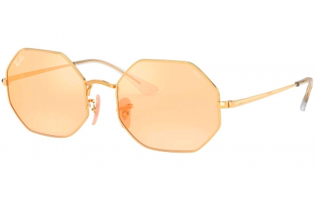 Gafas de Sol - Ray-Ban - RB1972 OCTAGON - 001/B4 SHINY GOLD // PHOTOCROMIC ORANGE MIRROR GOLD