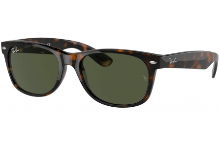 Gafas de Sol - Ray-Ban - RB2132 NEW WAYFARER - 902L TORTOISE // CRYSTAL GREEN