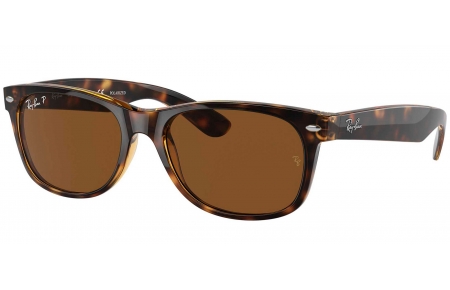 Gafas de Sol - Ray-Ban - RB2132 NEW WAYFARER - 902/57 HAVANA // CRYSTAL BROWN POLARIZED