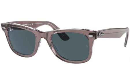 Gafas de Sol - Ray-Ban - RB2140 ORIGINAL WAYFARER - 1355R5  TRANSPARENT GREY // BLUE