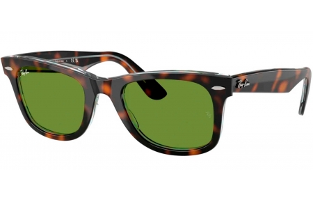 Gafas de Sol - Ray-Ban - RB2140 ORIGINAL WAYFARER - 14134E  HAVANA ON MULTICOLOR // GREEN