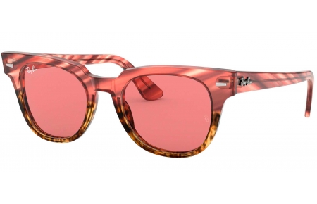 Gafas de Sol - Ray-Ban - RB2168 METEOR - 1253U0 PINK GRADIENT BEIGE STRIPPED // VIOLET GOLD MIRROR PHOTOCHROMIC