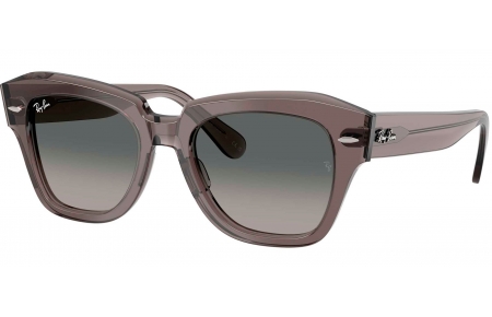 Gafas de Sol - Ray-Ban - RB2186 STATE STREET - 136971  TRANSPARENT GREY // GREY GRADIENT